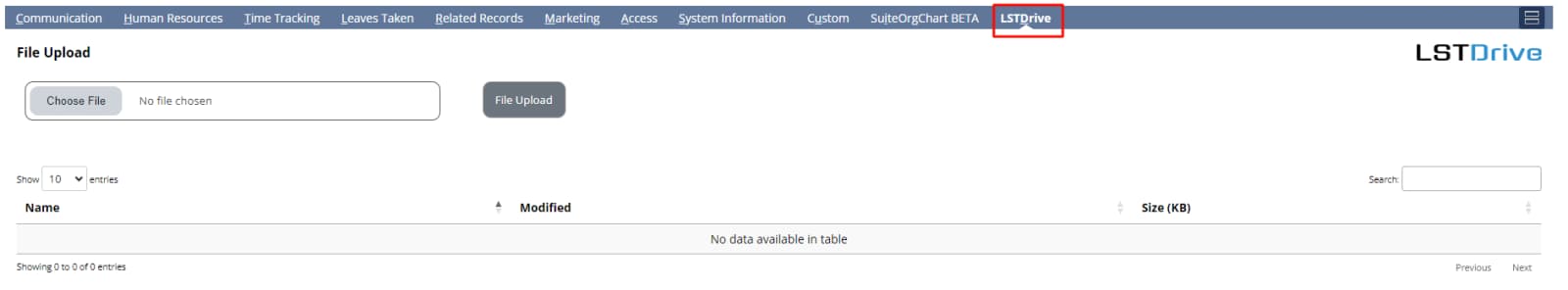 Creation of SharePoint Subtabs