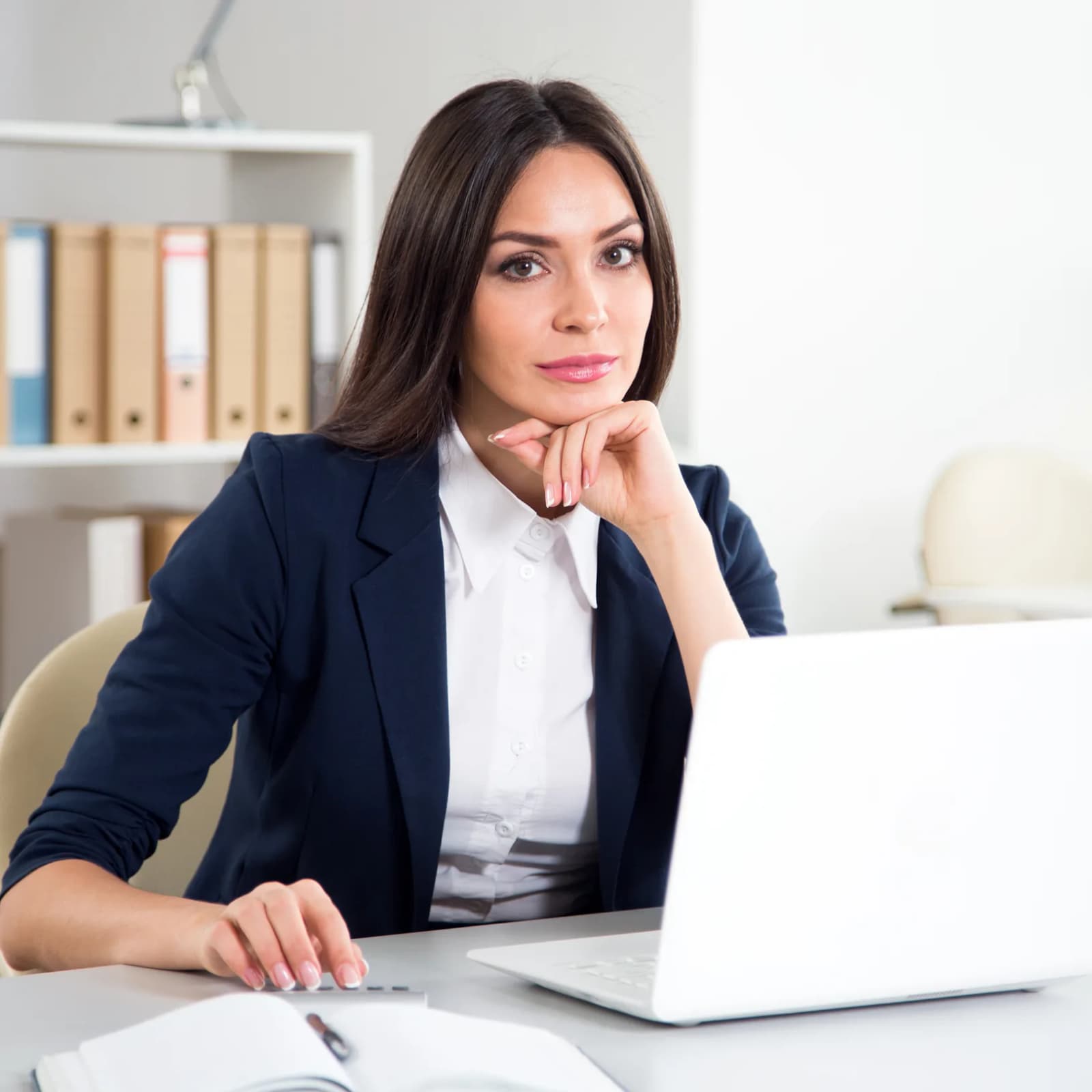 LST Consultancy consultant working at a laptop