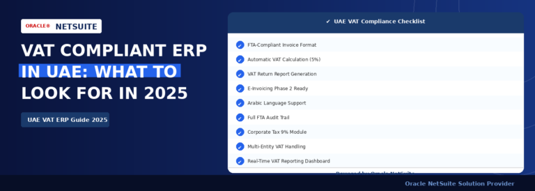 VAT Compliant ERP in UAE